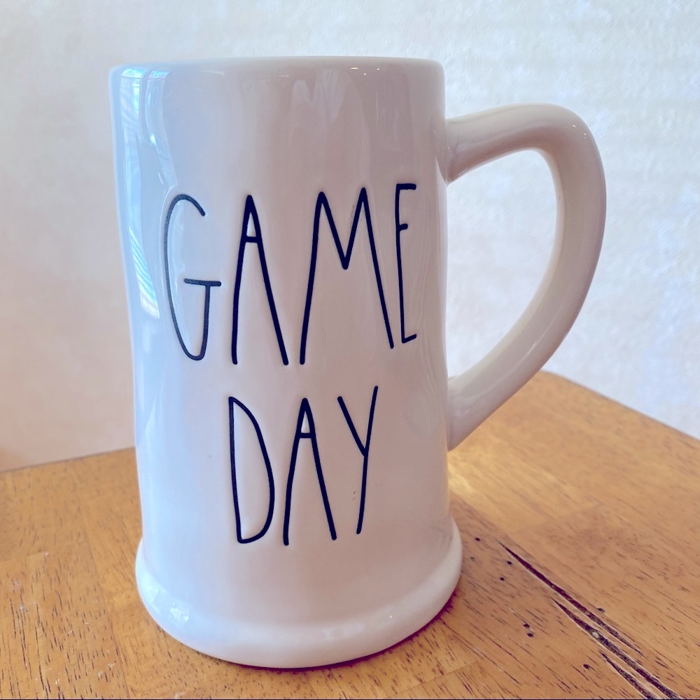 Rae Dunn GAME DAY Ceramic Beer Stein Mug BRAND NEW!!